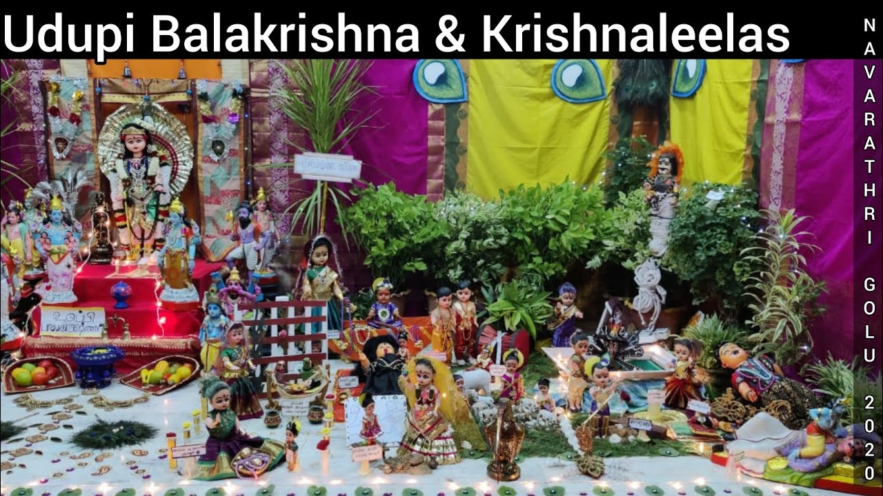 Navarathri Golu'2020 | Udupi Balakrishna & Krishnaleela | 54th year of Golu @our home | Tindivanam