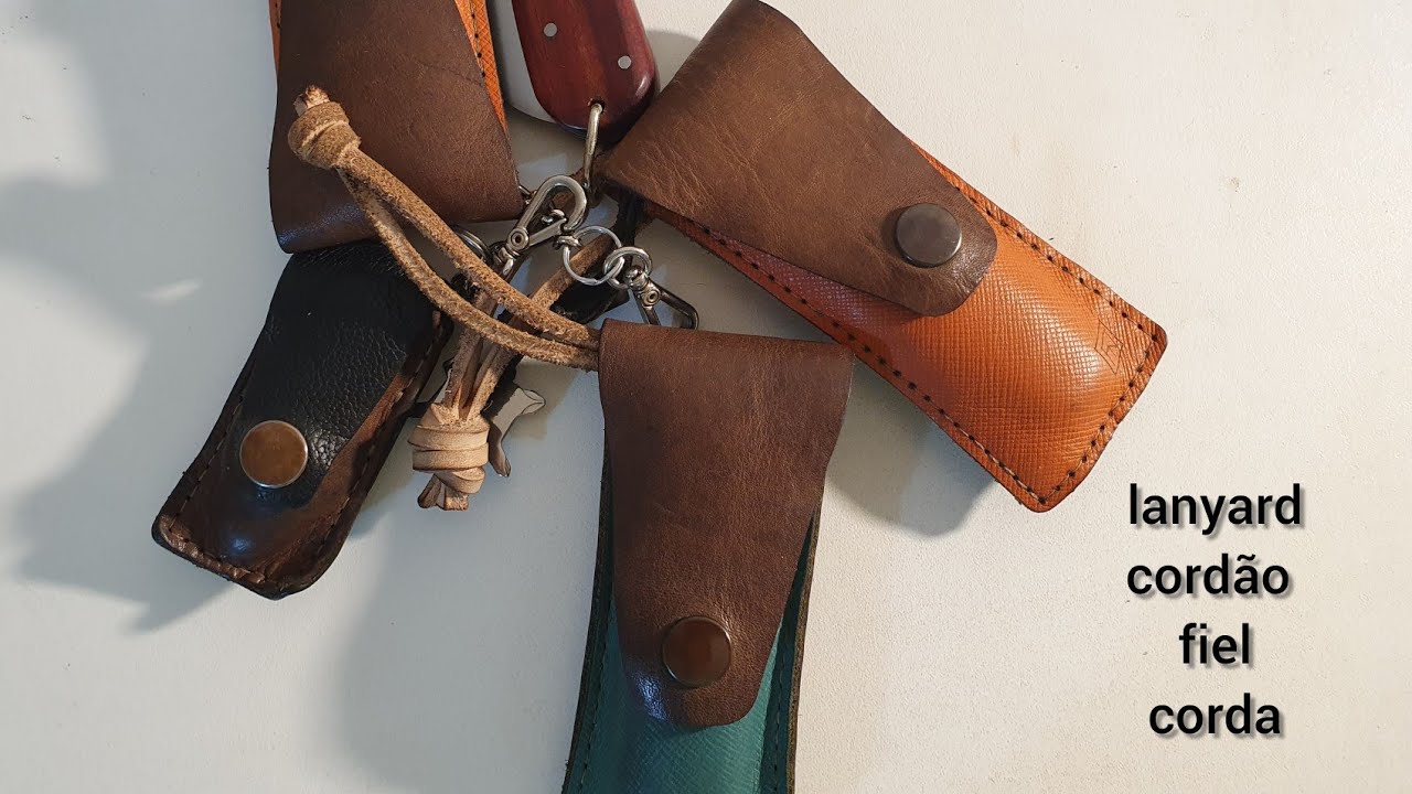 Fiel, lanyard, corda, cordão para canivetes.