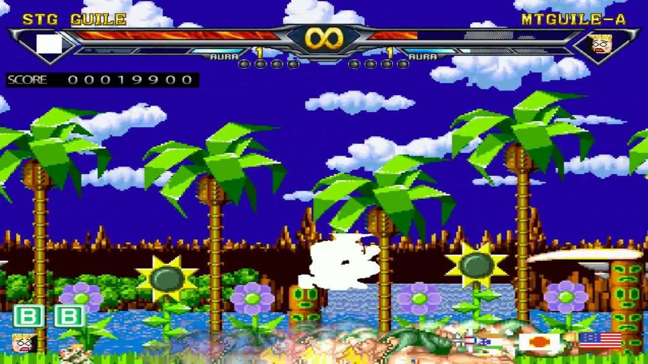 MUGEN: STGガイル (操作) VS MTGUILE-A