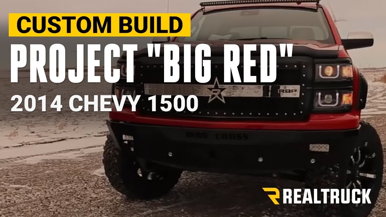 BIG RED Custom Chevy Silverado Truck Build