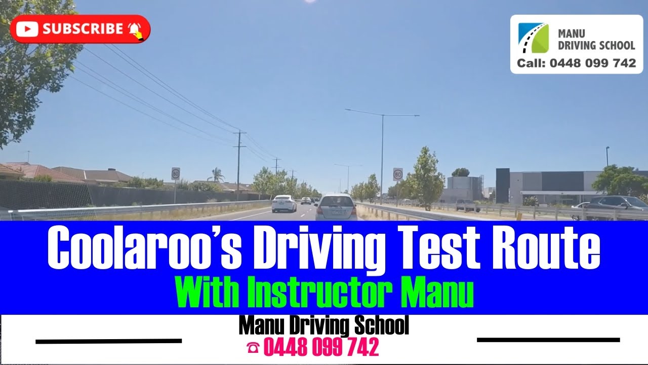 Coolaroo's Driving Test Route with Instructor Manu | Manu Driving School