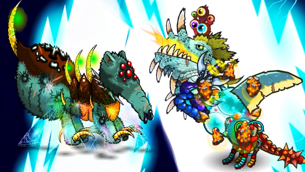 NHỆN CHÚA KHỔNG LỒ CÓ GAI ĐẤU NHAU VỚI RỒNG CÁ MẬP MẮT 7 MÀU CỰC NGẦU - Mutan Fighting Cup #19
