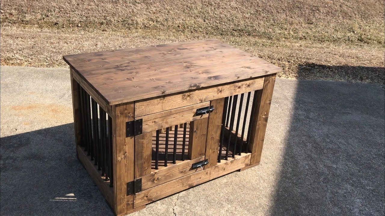 How to build a Dog Crate | Made with 2x4’s and Rebar