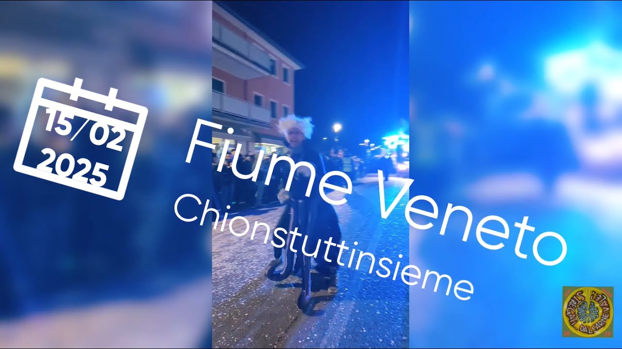 La sfilata notturna a Fiume Veneto