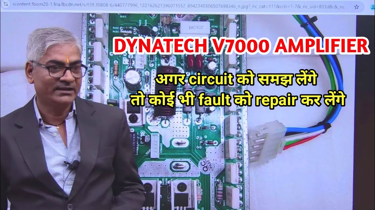 How to find any fault in channel circuit dynatech v7000 amplifier repair full information