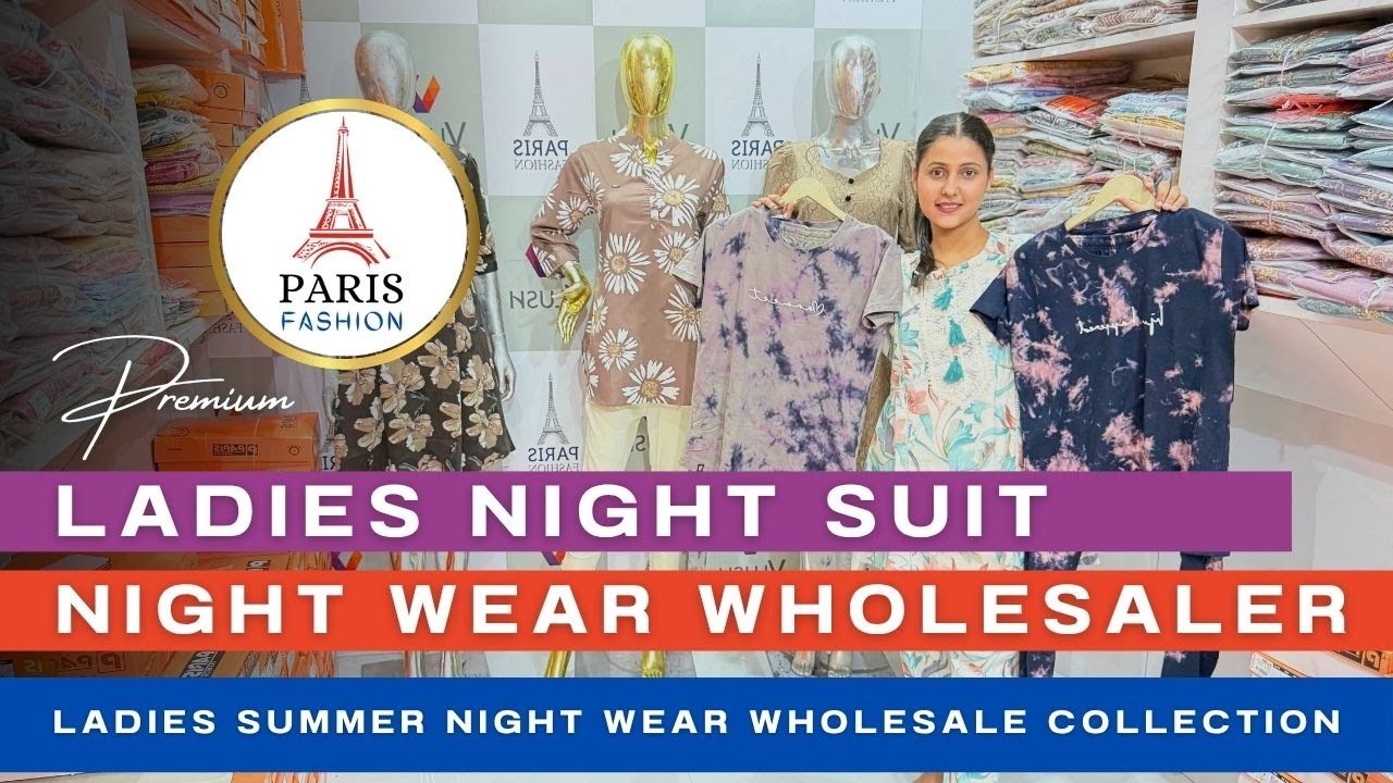 Ladies Night Suit | Night wear wholesaler in Delhi #sleepwear #fashion #summerfashion  #nightsuit