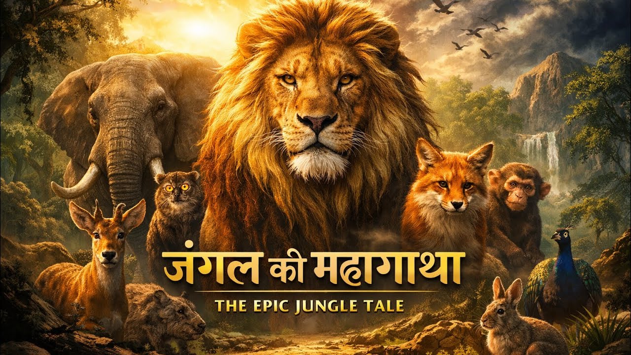 Kids story ( Jungle ka raja) #viral #story #trending #bachonkikahani 