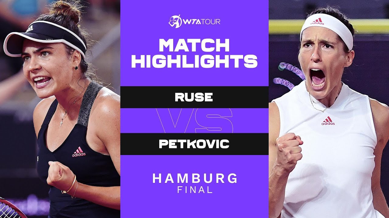 Elena-Gabriela Ruse vs. Andrea Petkovic | 2021 Hamburg Final |  WTA Match Highlights