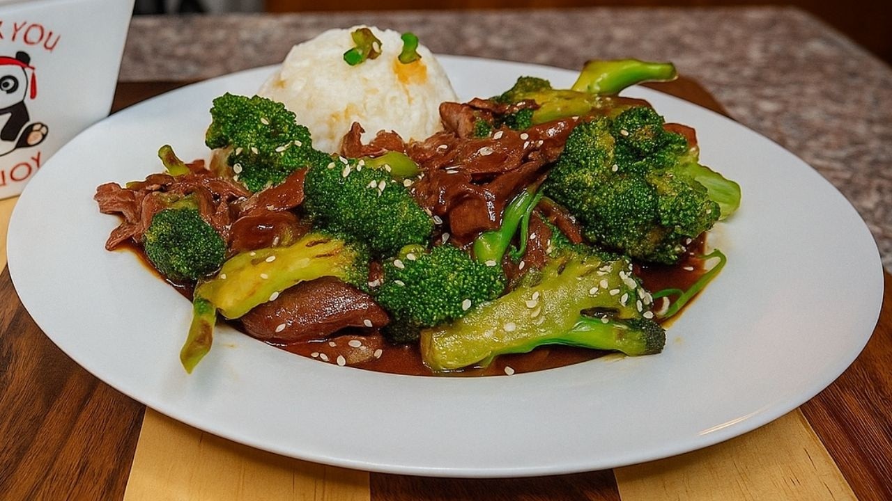 Carne con Brocoli al Estilo Casero Facil y Delicioso