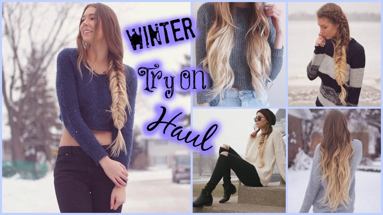 Huge Winter TRY ON Haul! // Brandy Melville, Urban Outfitters & more!