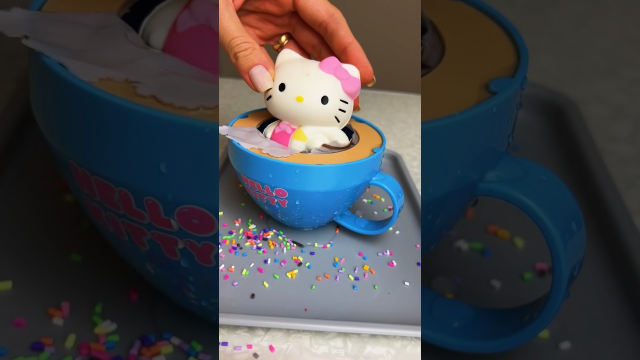 Hello Kitty mystery water reveal #asmr #asmrsounds