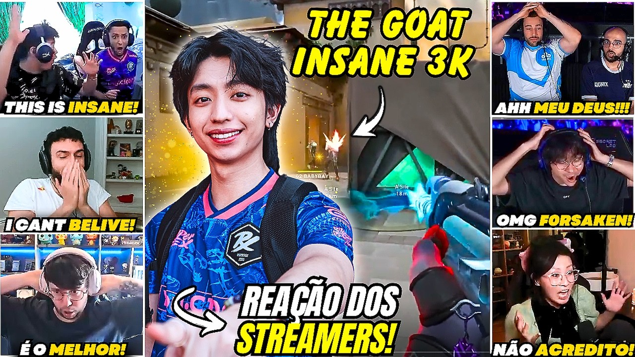 f0rsakeN THE GOAT CLUTCH 1v3 REAÇÃO dos STREAMERS 😱 PRX x G2
