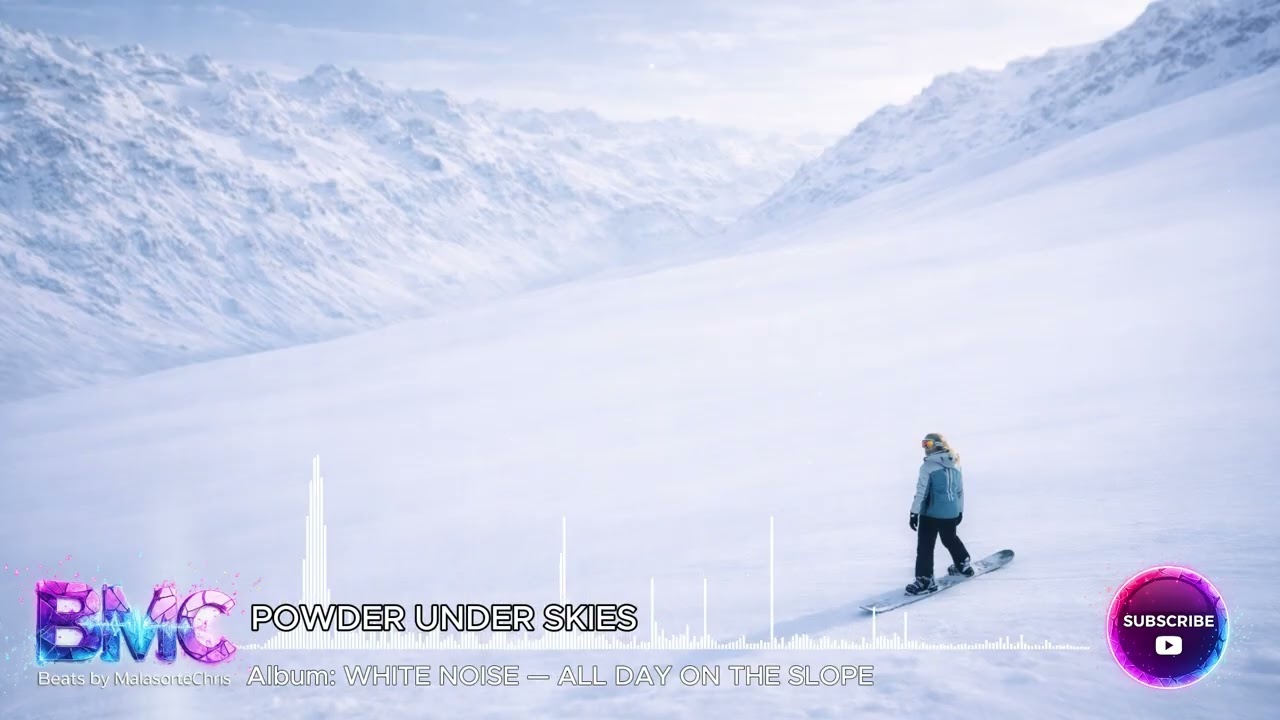POWDER UNDER SKIES ❄️ Floating Trance for Ski & Snowboard | WHITE NOISE