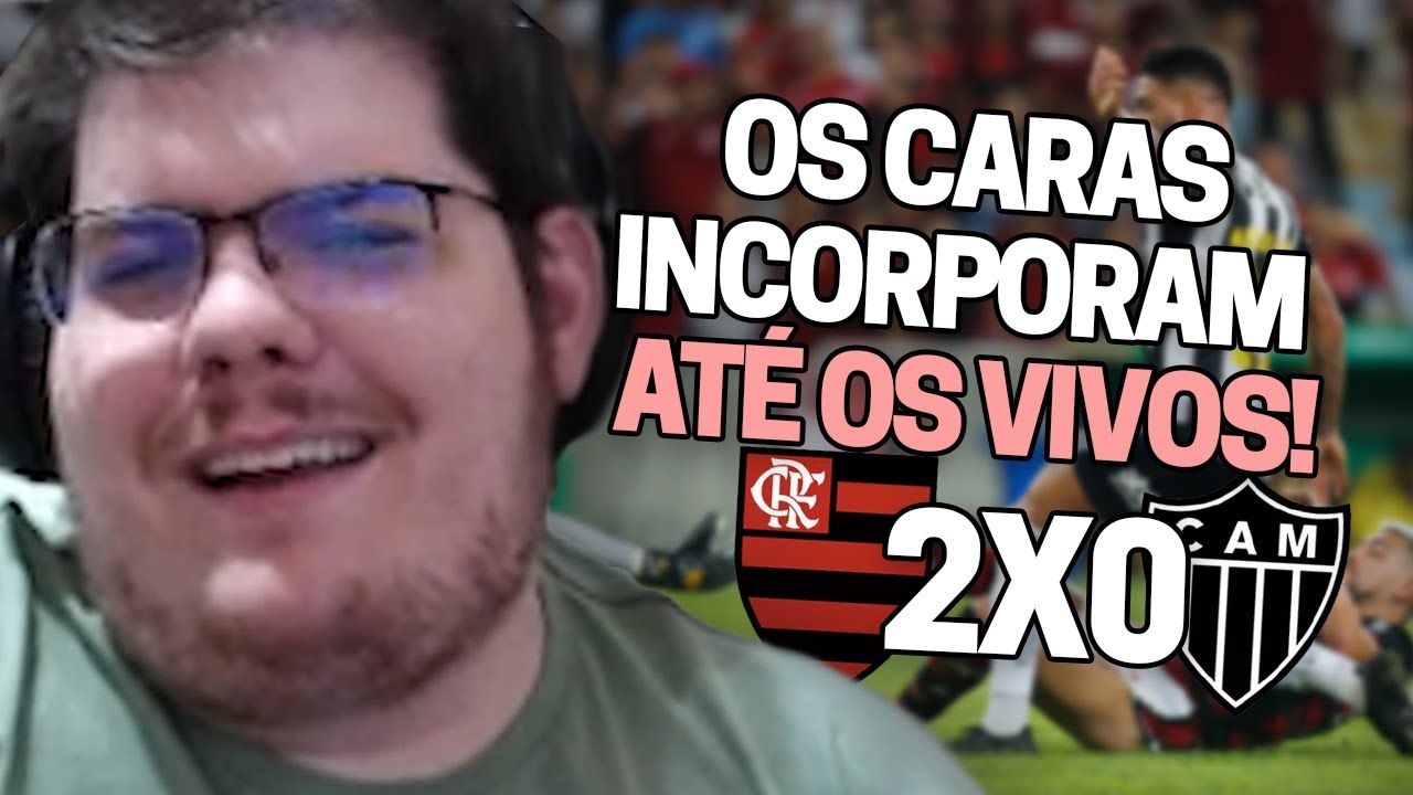 CASIMIRO REAGE: FLAMENGO 2X0 ATLÉTICO-MG PELAS OITAVAS DA COPA DO BRASIL 2022 | Cortes do Casimito