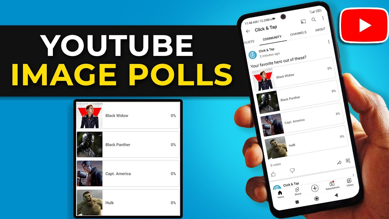 How To Create Image Polls on YouTube (Update)