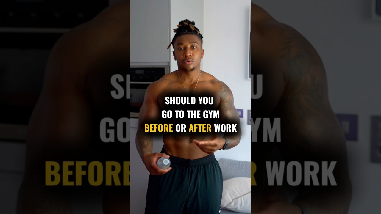 Gym before or after work? Watch this video to find out 