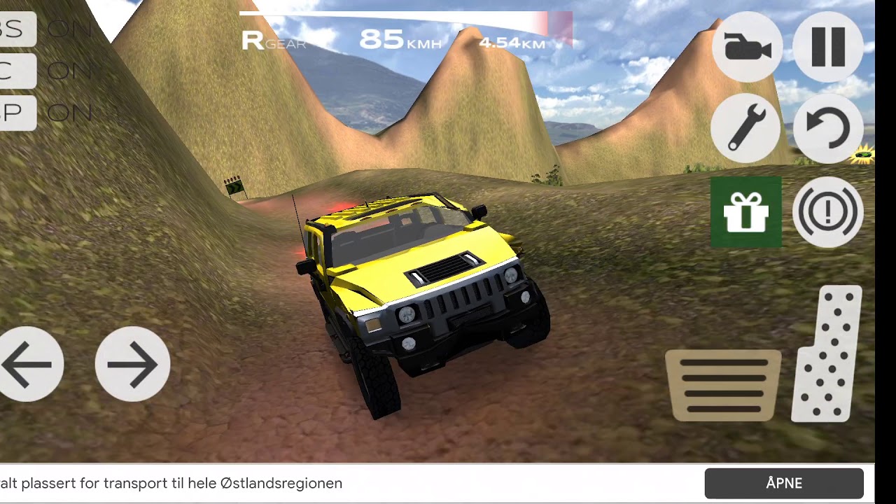 extreme SUV driving