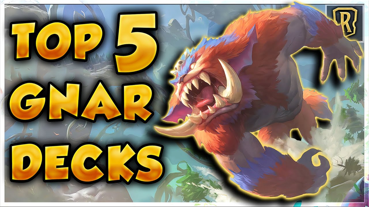 *TOP 5* GNAR Decks To Play DAY 1 OF EXPANSION! | Legends of Runeterra | Patch 3.2.0 | Dyce