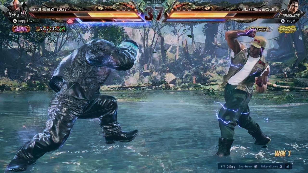 TEKKEN 8 JACK 8 vs DRAGUNOV-Tekken God rank