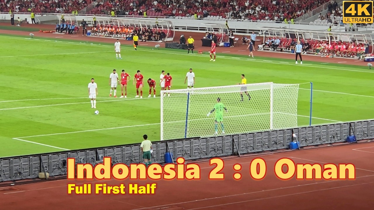 Indonesia Vs Oman: Solid, Skuad Garuda Menang 3-0❗[Full] Babak 1 FIFA MATCHDAY di Stadion GBK