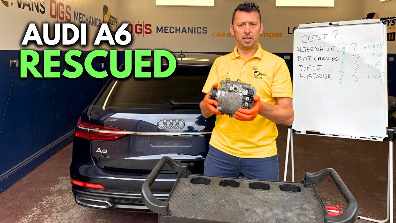 Inside a Real Audi A6 Hybrid Repair: Alternator Failure & 48V Battery Recovery