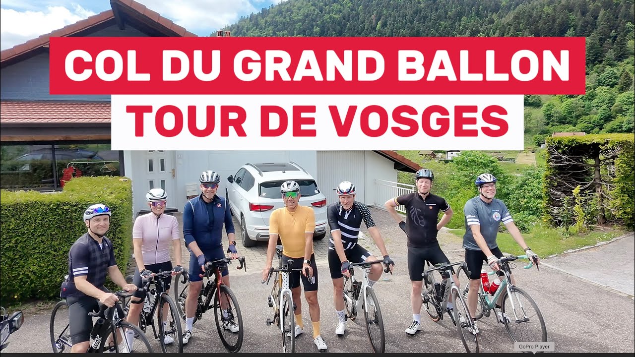 TOUR DE VOSGES FRANCE | COL DU GRAND BALLON | Cycling in France 🇫🇷