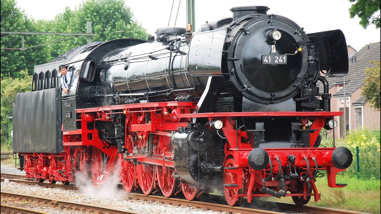 Dampflok 41 241 wieder im Zugdienst