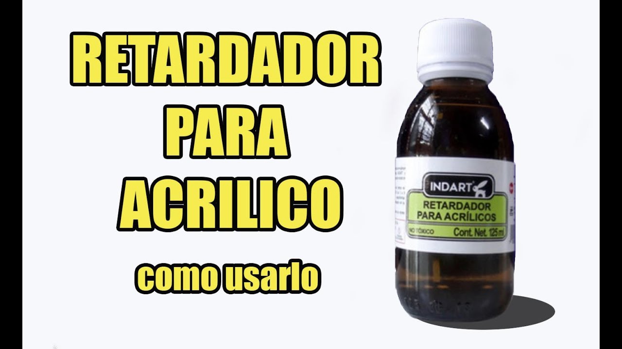 RETARDADOR PARA ACRILICO. Como usarlo y hacer degradados en pintura.