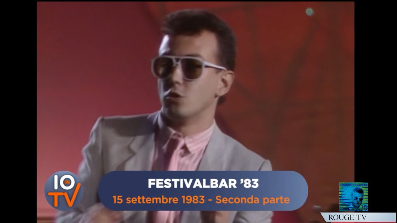 Enrico Ruggeri - Polvere / Diana Est - Le Louvre Finale Festivalbar 1983