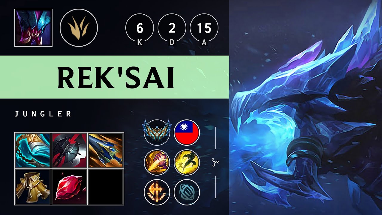 Rek'Sai Jungle vs Udyr: Killing spree - TW Challenger Patch 14.24