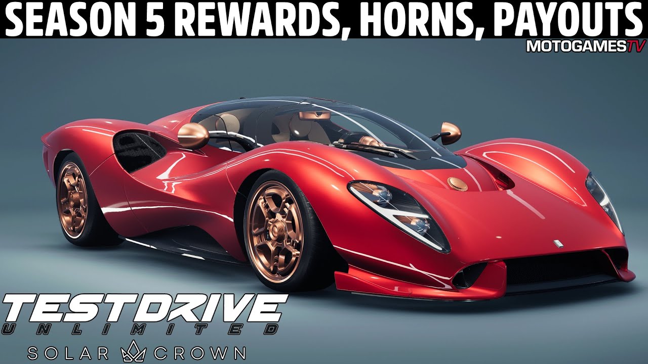 Test Drive Unlimited Solar Crown - Season 5 Solar Pass Rewards, New Horns, New Payouts, New DBS