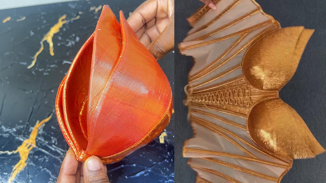 How to make a Double-Layered Three-Part Bra Cup : Perfect Fit for Any Bust Size