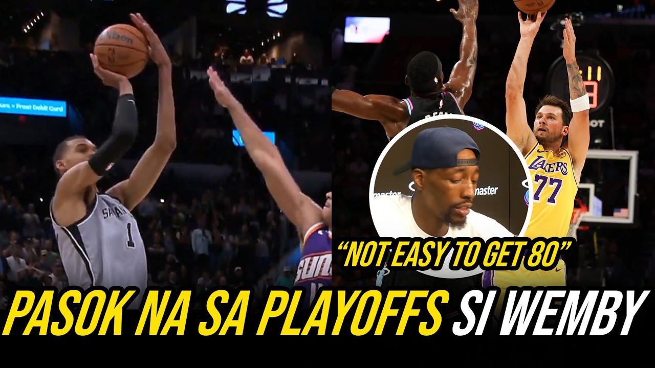 PINATAMAAN ni Bam Adebayo si Luka na HINDI MADALI maka-80 Points | Pasok sa Playoffs Ang Alien
