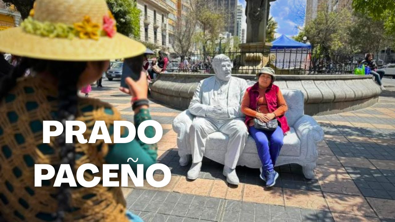 Un lunes normal en el centro de La Paz🇧🇴 4K – tráfico, gente y ritmo urbano