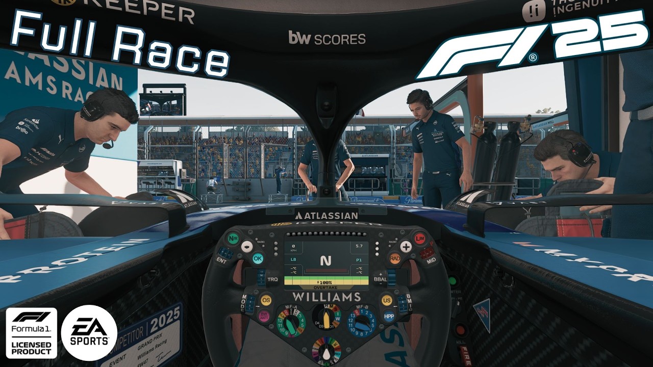 【 F1 25 】Season Opener with Alex Albon Australia grand prix  | Career Mode | Full Race