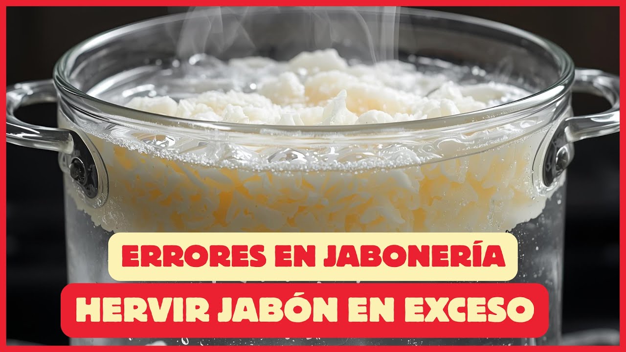 ERRORES EN JABONERÍA | SOBRE HERVIR EL JABON