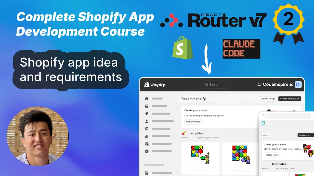 02 - Идея и требования к приложению Shopify - React Router 7