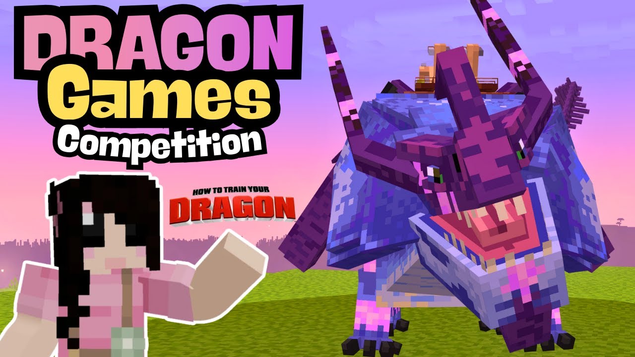 Minecraft Dragon Games EP 1 🐉 Finding Dragon Eggs & Training Dragons! | HTTYD