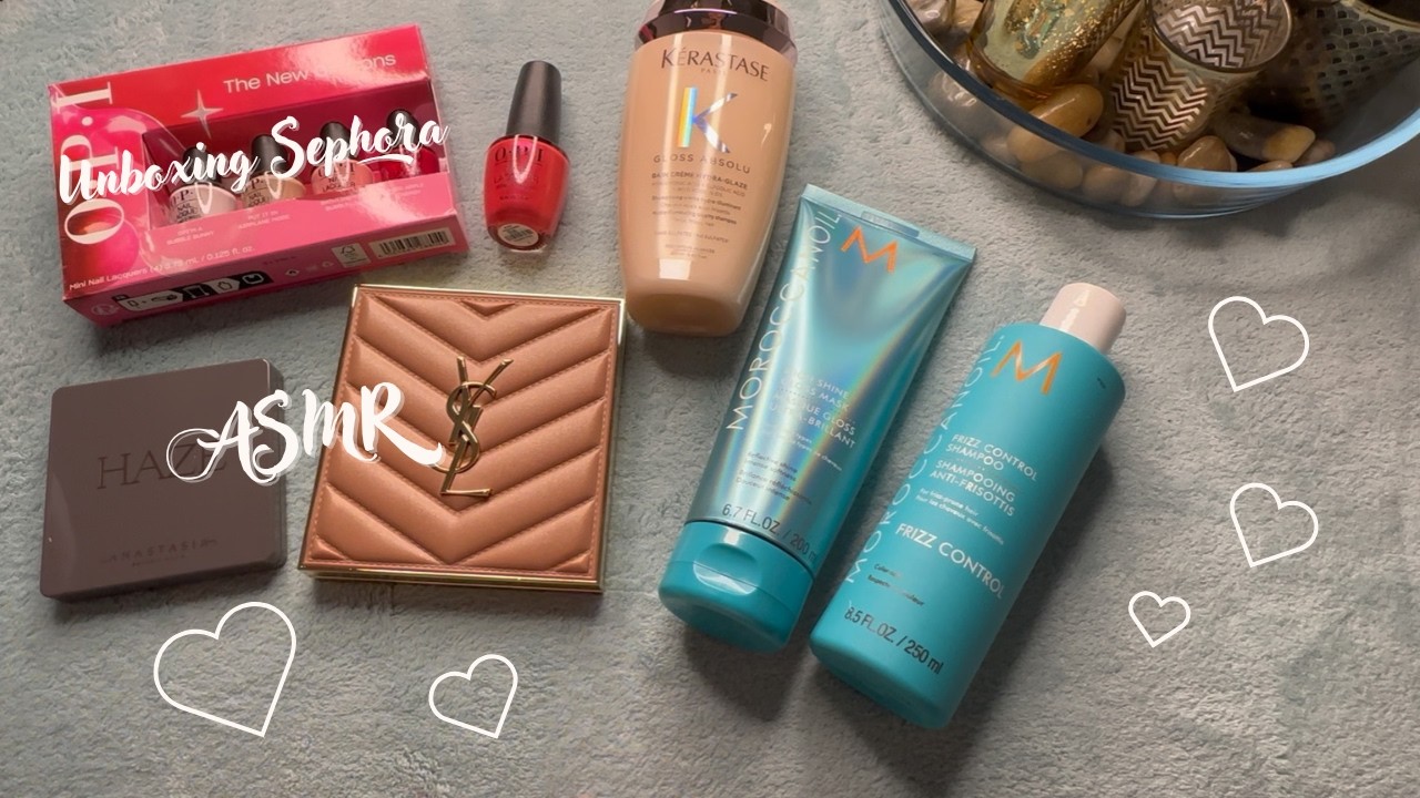 Unboxing Sephora • ASMR chuchoté • déballons ensemble