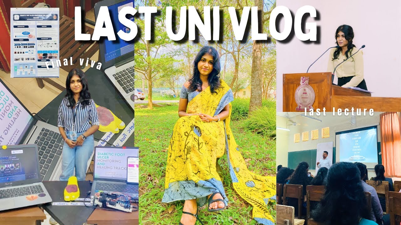 Last Uni Vlog💌| කැම්පස් එකේ academic ගෙවුණු අන්තිම දවස්, final VIVA, last lecture.