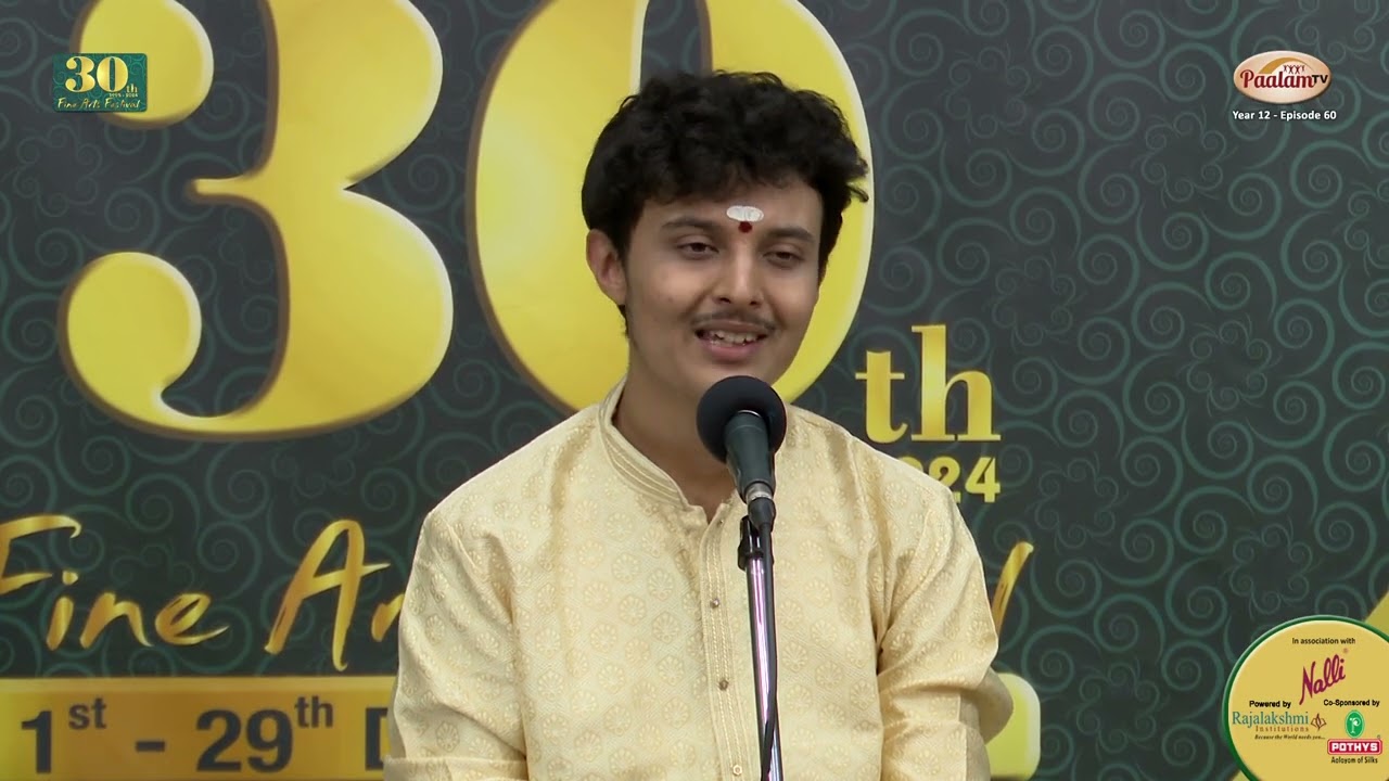 Niranjan Dindodi (Vocal Concert) – Mudhra’s 30th Fine Arts Festival
