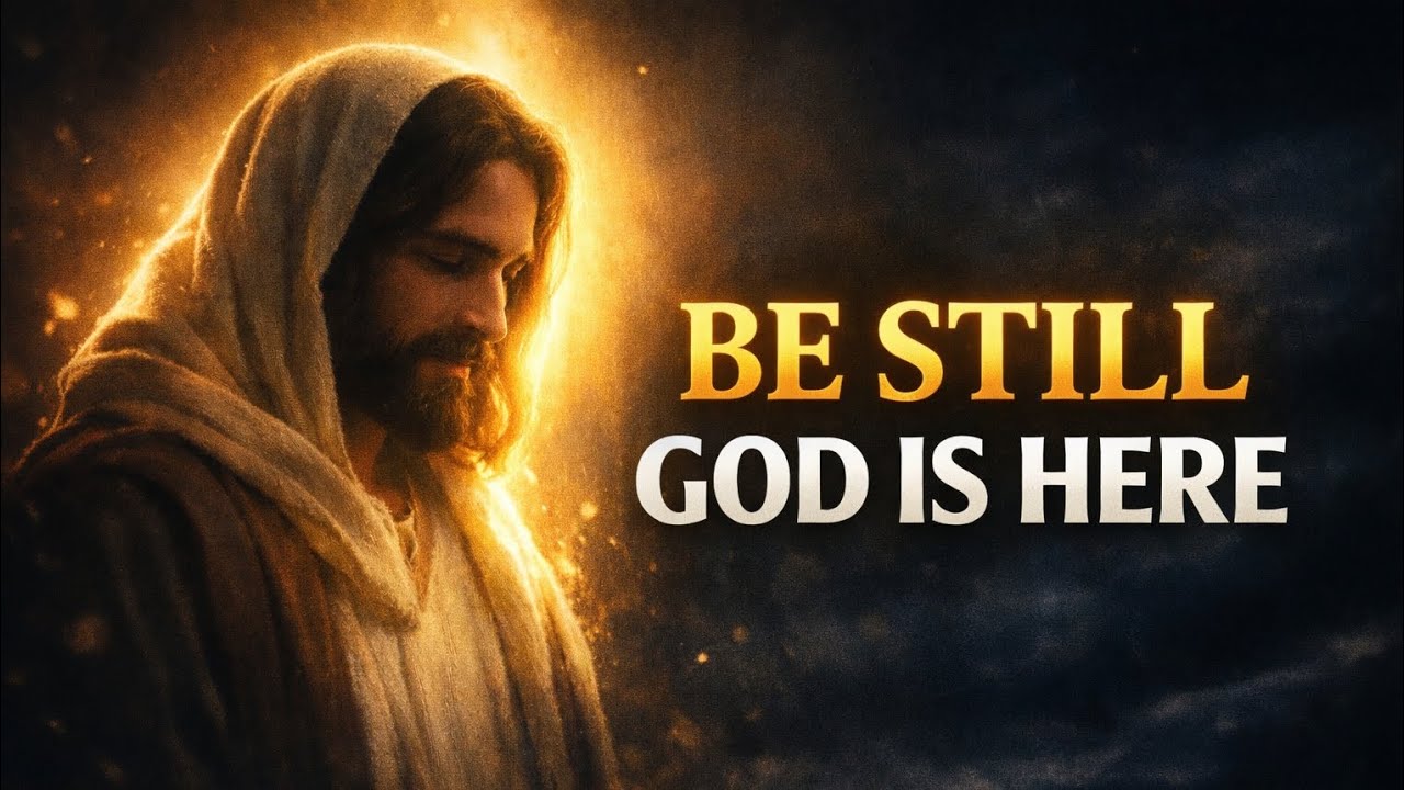 Be Still, God Is Here — Listen When Anxiety Feels Heavy | Peaceful Worship Prayer
