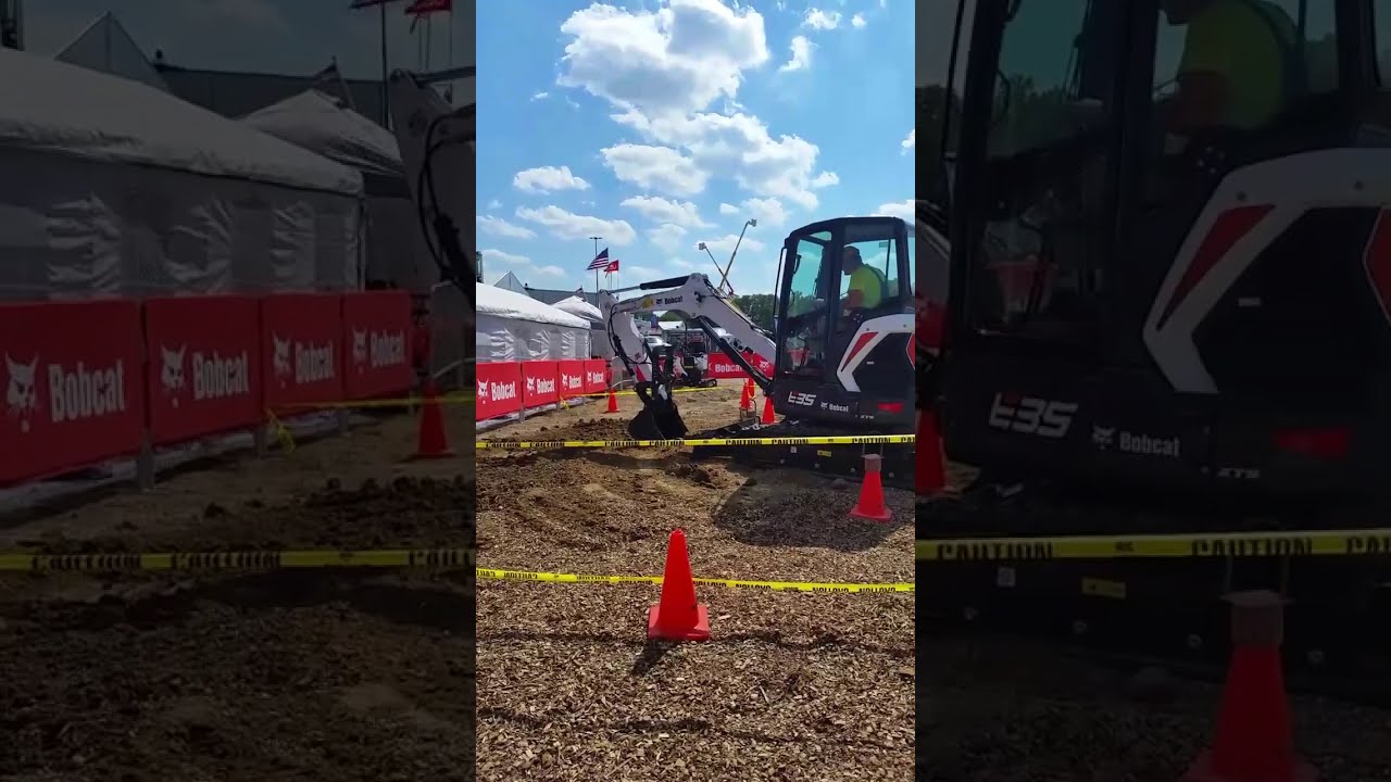 Bobcat E35 Compact Excavator Demo at ICUEE 2019