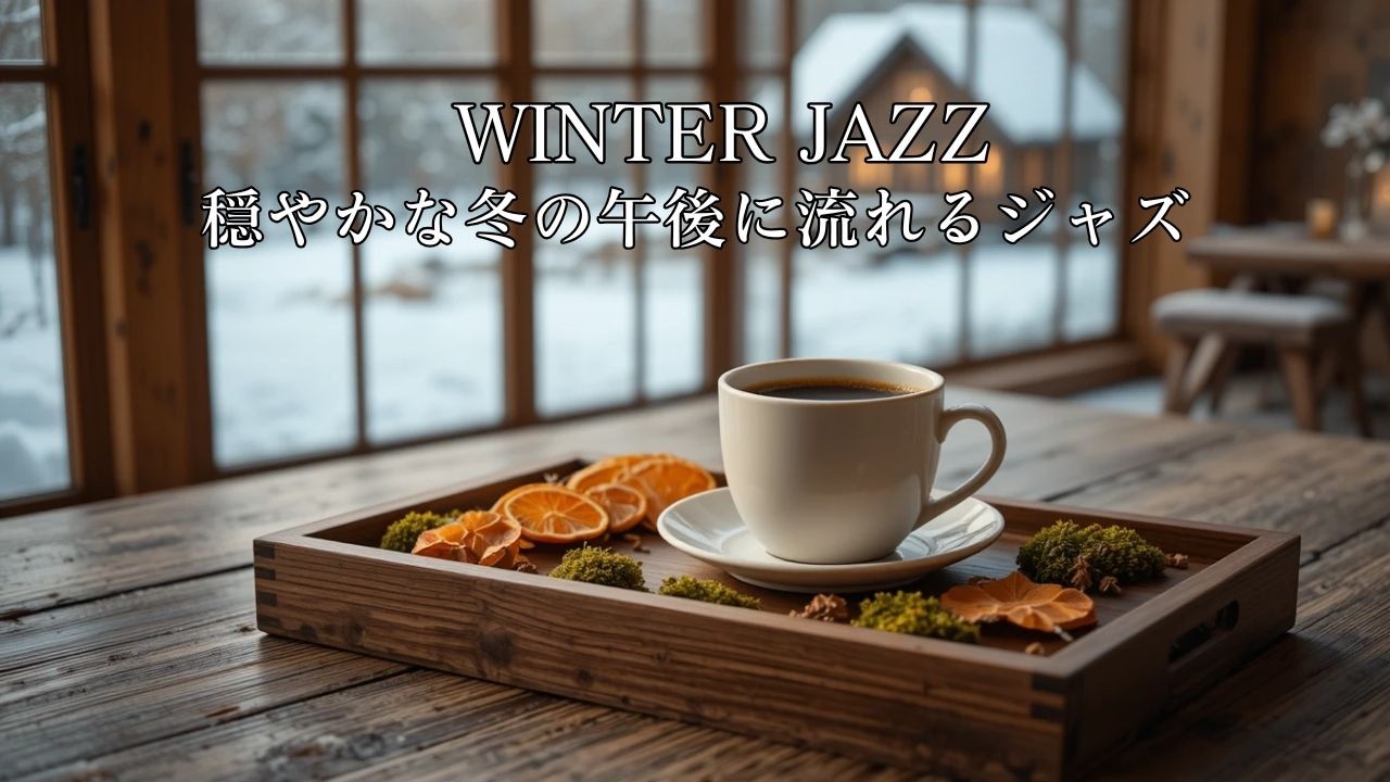 【作業用BGM】穏やかな冬の午後に流れるジャズ｜静かな作業時間のためのカフェBGM ❄️📚 | Winter Jazz for Deep Focus