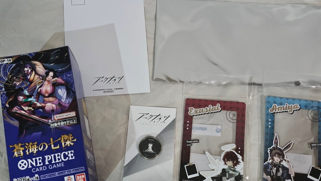 [One Piece] OP-14 One Box Opening And Arknights Omake!