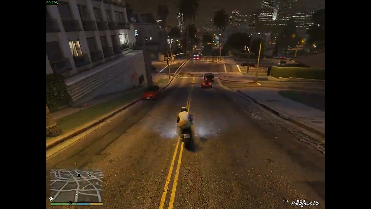 GTA V Enhanced - (Max settings at 1440p) Test on a AMD Ryzen 5 7500X3D + Nvidia GeForce RTX 5060 Ti.