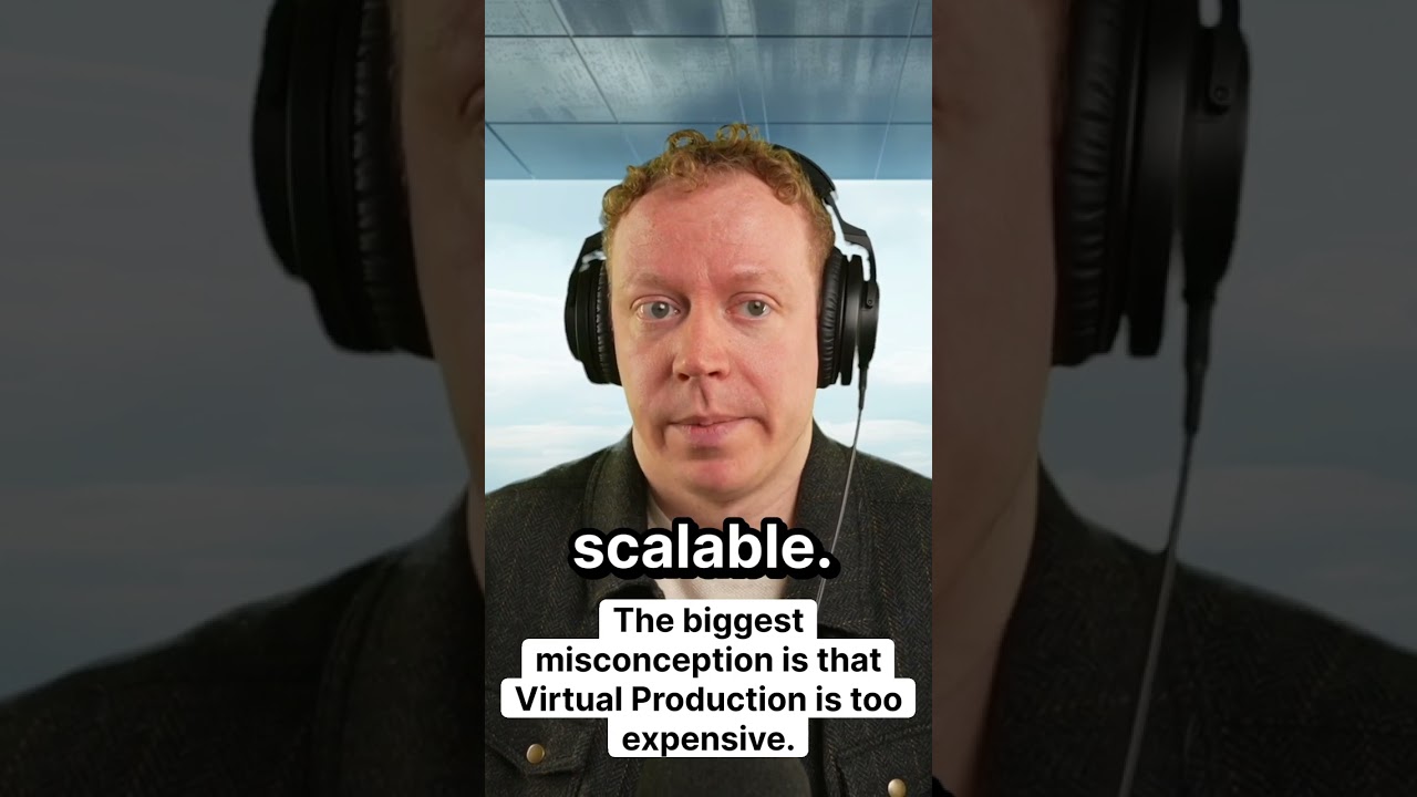 The biggest misconception is that Virtual Production is too expensive  #virtualproduction #filmmakin