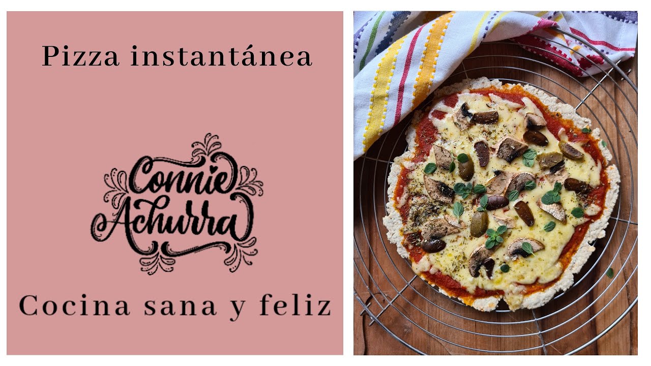 Pizza fácil sin levadura