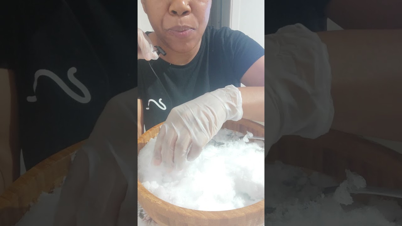 ASMR VIDEO/EATING ICE NON-STOP / BIG SNACKS ❄️
