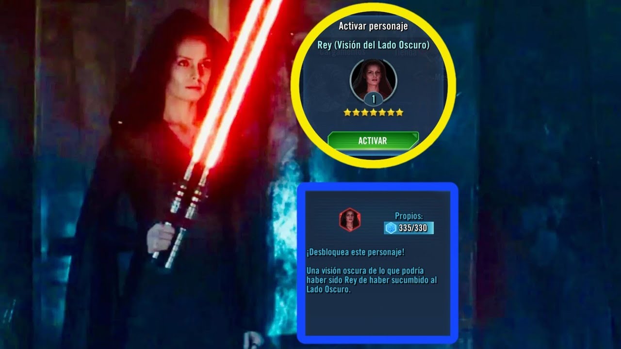REY ( VISION DEL LADO OSCURO) STAR WARS - Habilidades Básica y Especiales 😱😳🥰💯✨️🙌